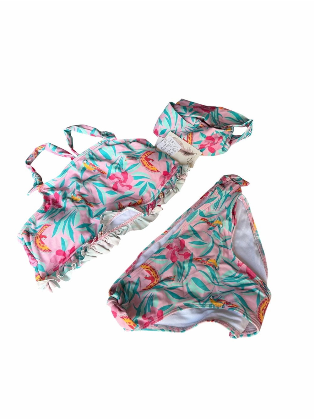 Jessica Simpson Girls 3 piece Bikini Swim Suit Size 12 #260229